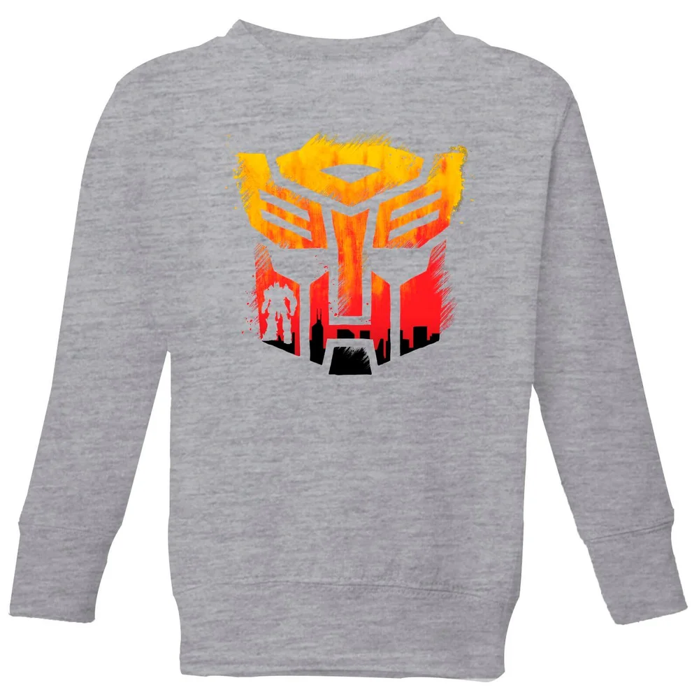 Transformers Autobot Symbol Kids' Sweatshirt - Grey - 3-4 ans Image 1