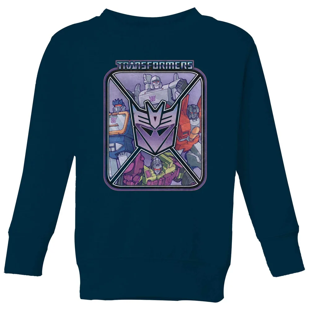 Transformers Decepticons Kids' Sweatshirt - Navy - 3-4 ans Image 1
