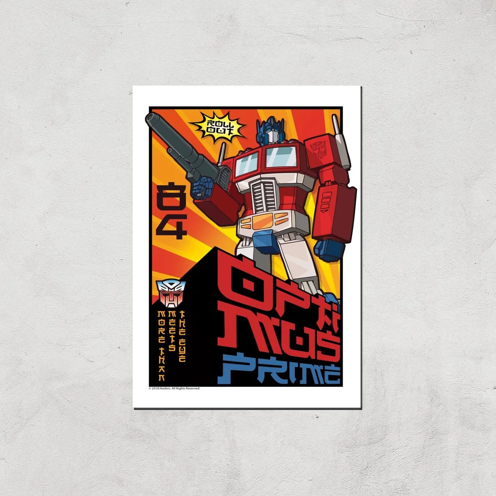 Transformers Roll Out Poster Art Print - A3 - Print Only Image 1