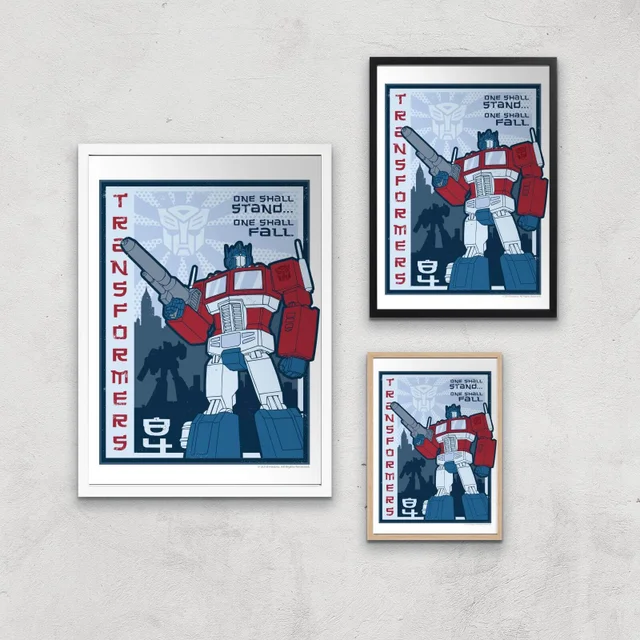 Transformers One Shall Stand Poster Art Print