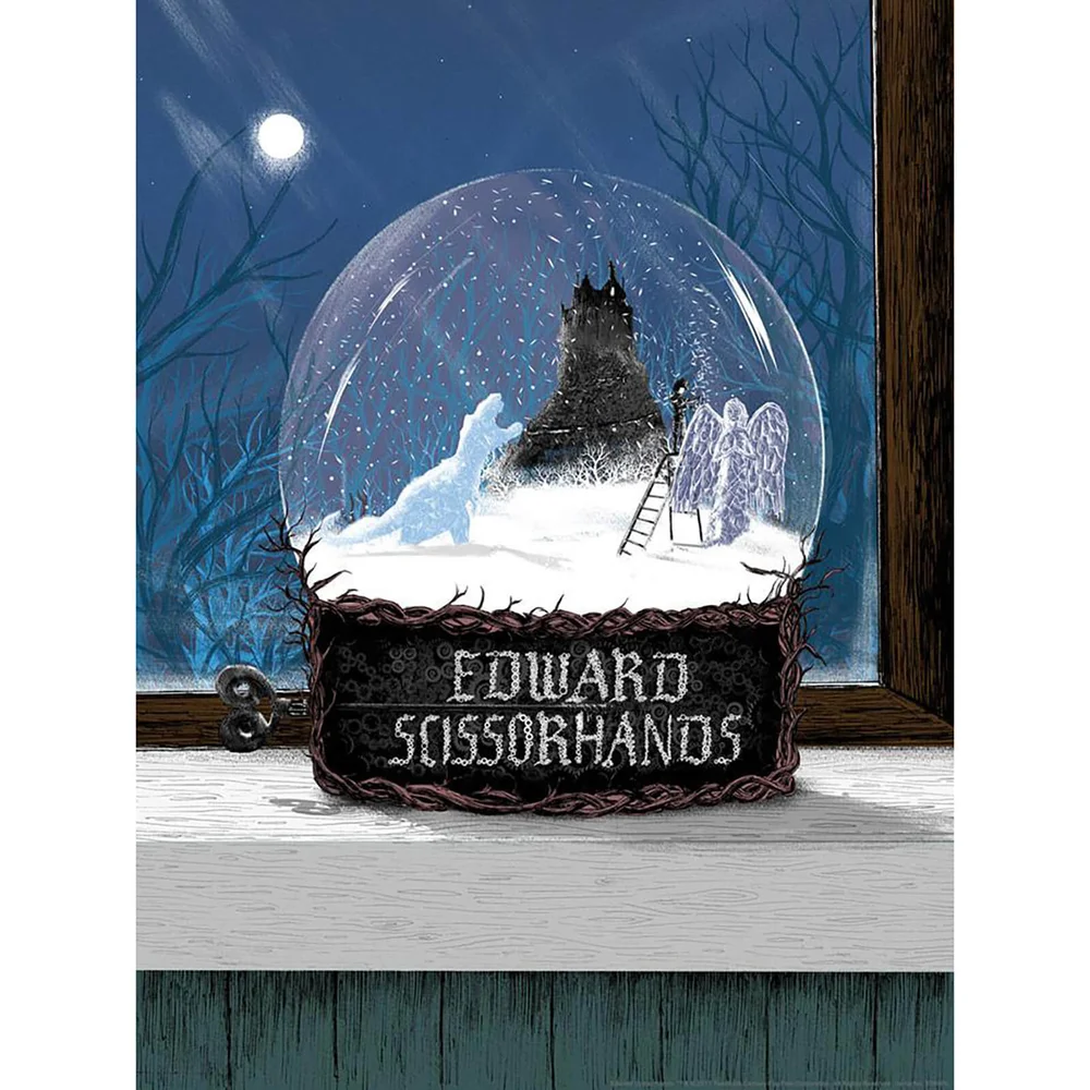 Edward aux mains d'argent "Le Jardin d'Ed" 45x60cm Lithographie Édition Limitée par Matt Saunders Image 1