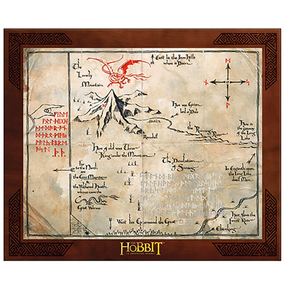 Réplique de la carte du Hobbit Thorin Oakenshield Image 1
