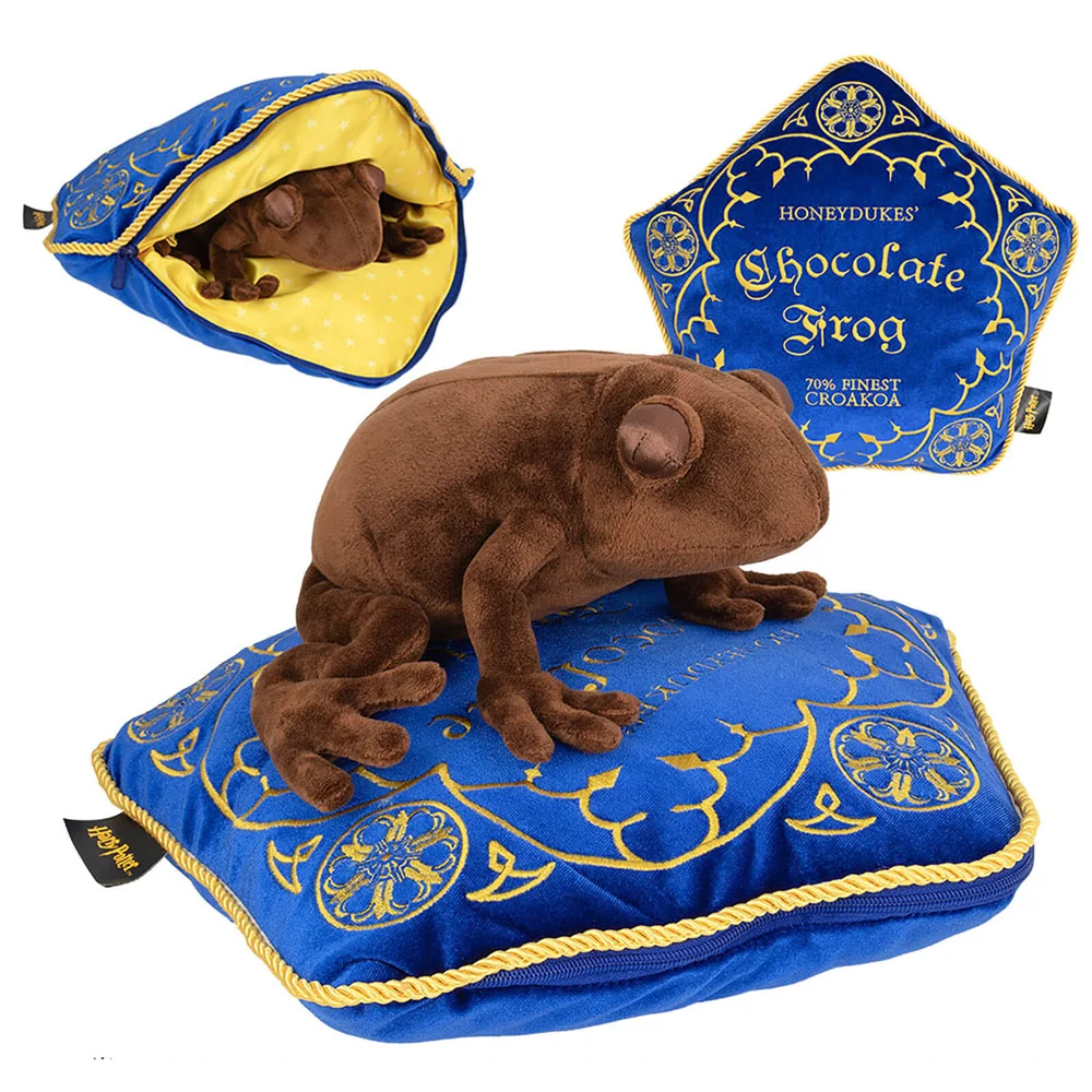 Peluche Chocogrenouille et coussin – Harry Potter Image 1