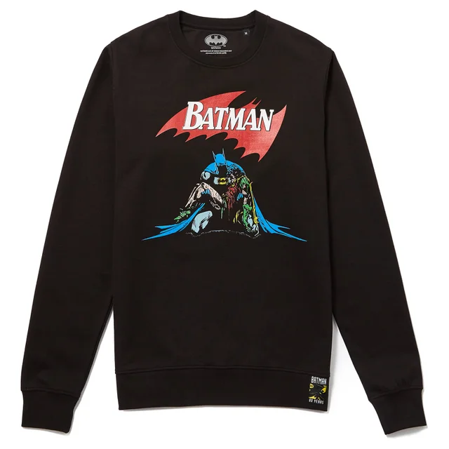 80 ans de Batman - Sweat-shirt Mort - Noir