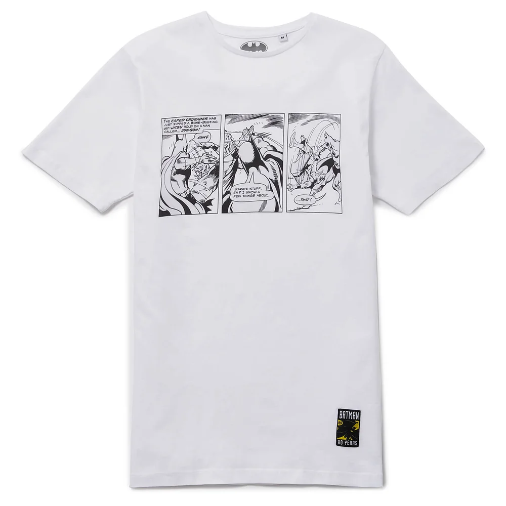 80 ans de Batman - T-shirt Braves et Audacieux - Blanc - S Image 1