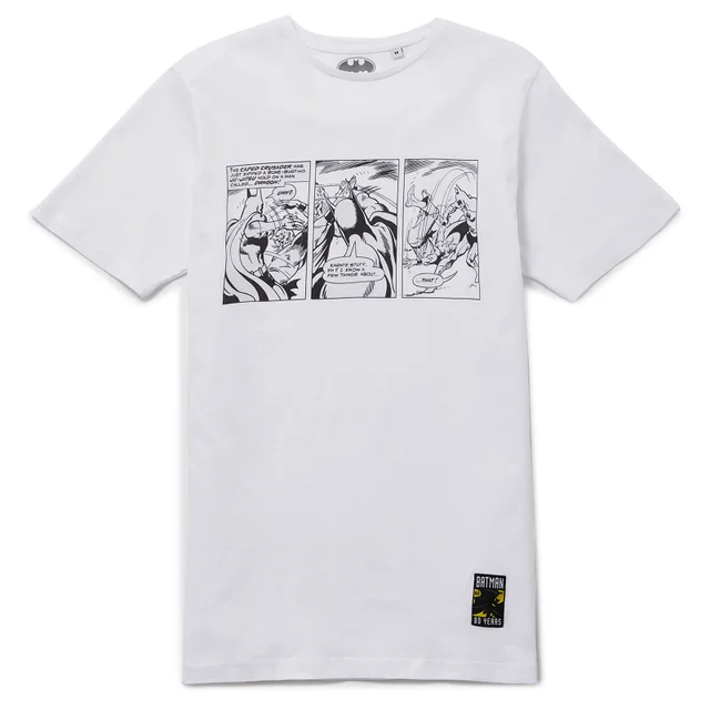 80 ans de Batman - T-shirt Braves et Audacieux - Blanc