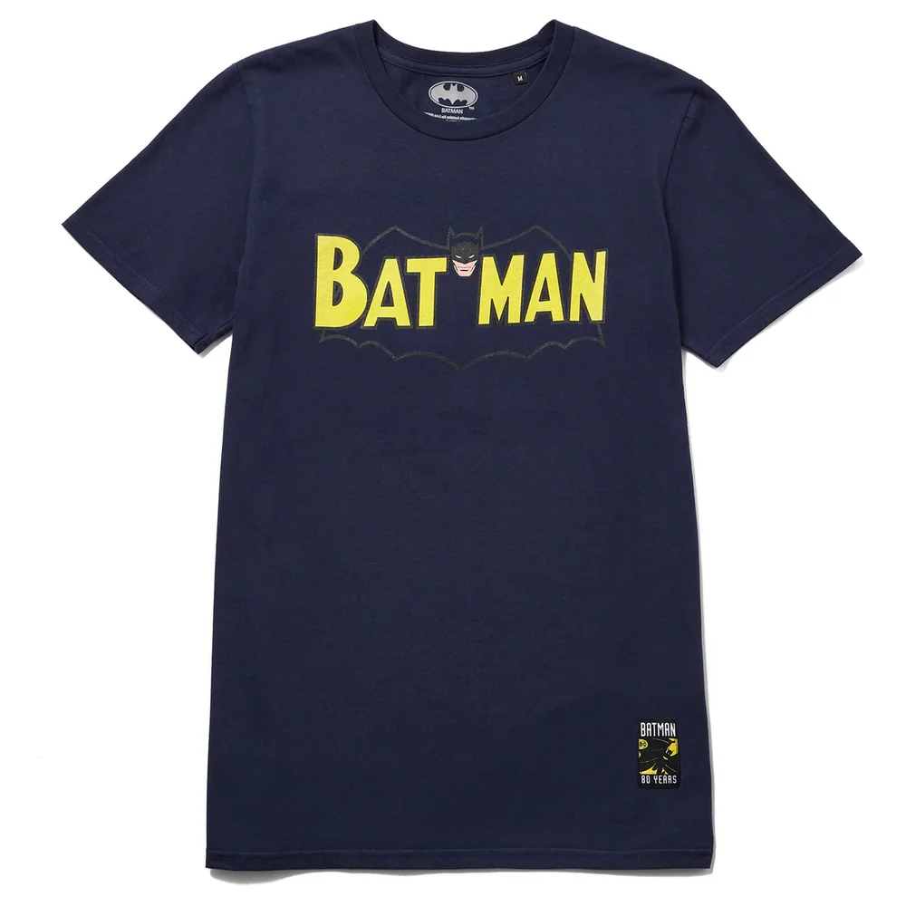 80 ans de Batman - T-shirt Future - années 50 - Bleu marine - S Image 1