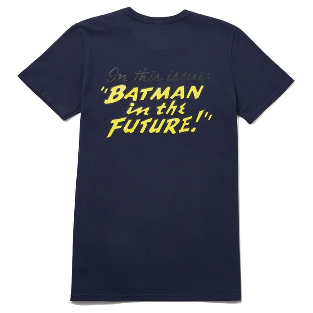 80 ans de Batman - T-shirt Future - années 50 - Bleu marine
