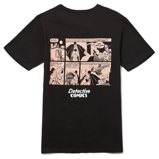 80 ans de Batman - T-shirt Detective Comics - Noir