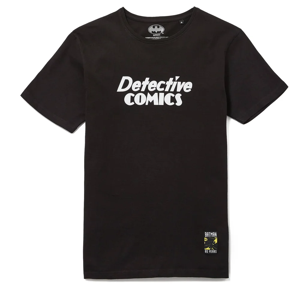 80 ans de Batman - T-shirt Detective Comics - Noir - S Image 1