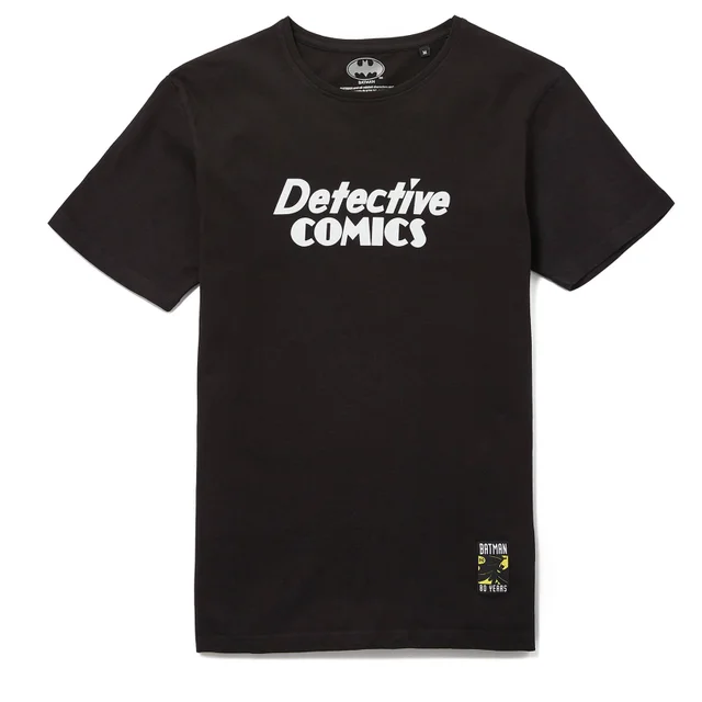 80 ans de Batman - T-shirt Detective Comics - Noir
