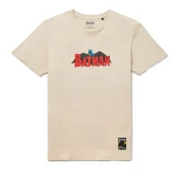 80 ans de Batman - T-shirt Vintage - années 60 - Blanc Vintage