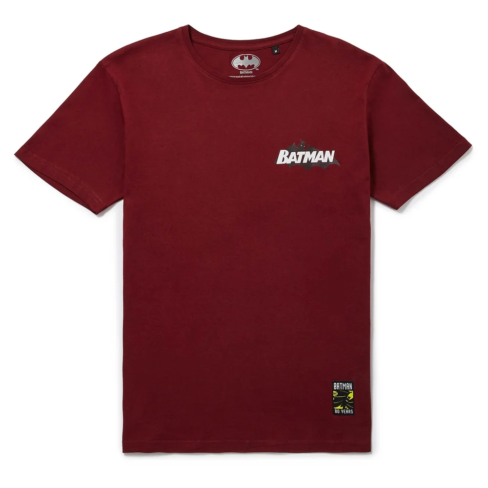 80 ans de Batman - T-shirt "Ligue" - années 2000 - Bordeaux - S Image 1