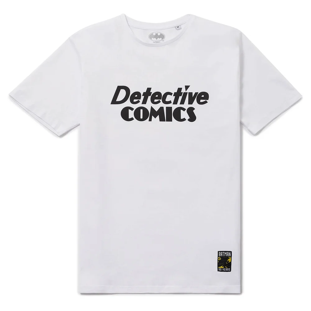 80 ans de Batman - T-shirt Detective Comics - Blanc - S Image 1