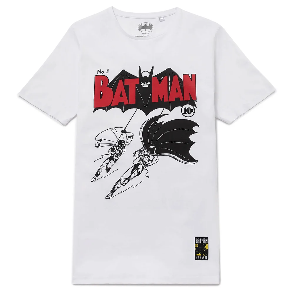80 ans de Batman - T-shirt "Légende" - années 40 - Blanc - S Image 1