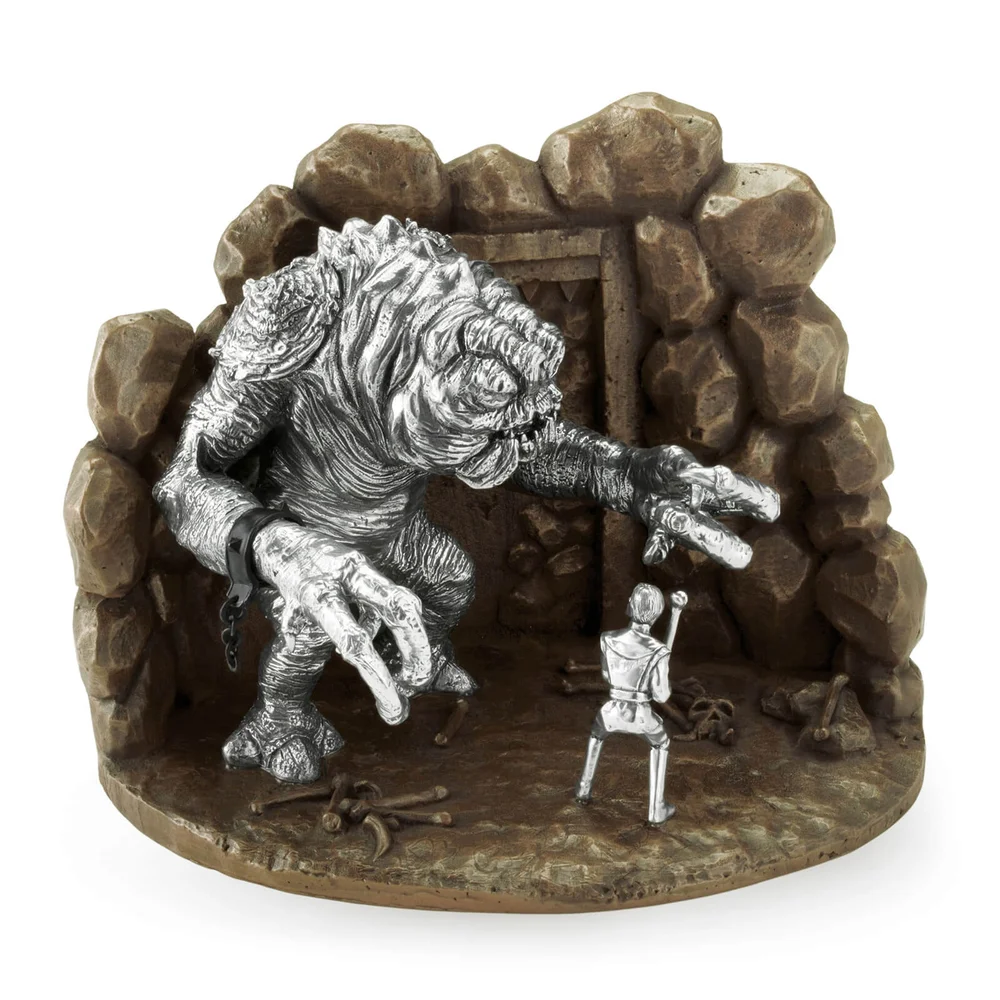 Diorama Luke vs. Rancor en étain Édition Limitée Star Wars - 22cm (500 exemplaires dans le monde) - Royal Selangor Image 1