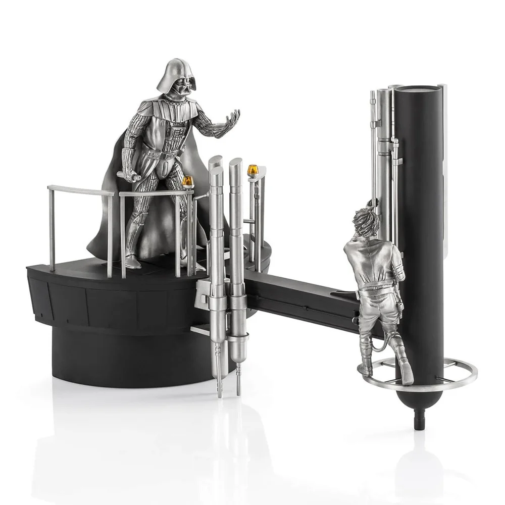 Royal Selangor Star Wars Luke contre Dark Vador Diorama en étain 33,5 cm (Edition Limitée à 500 Pièces) Image 1