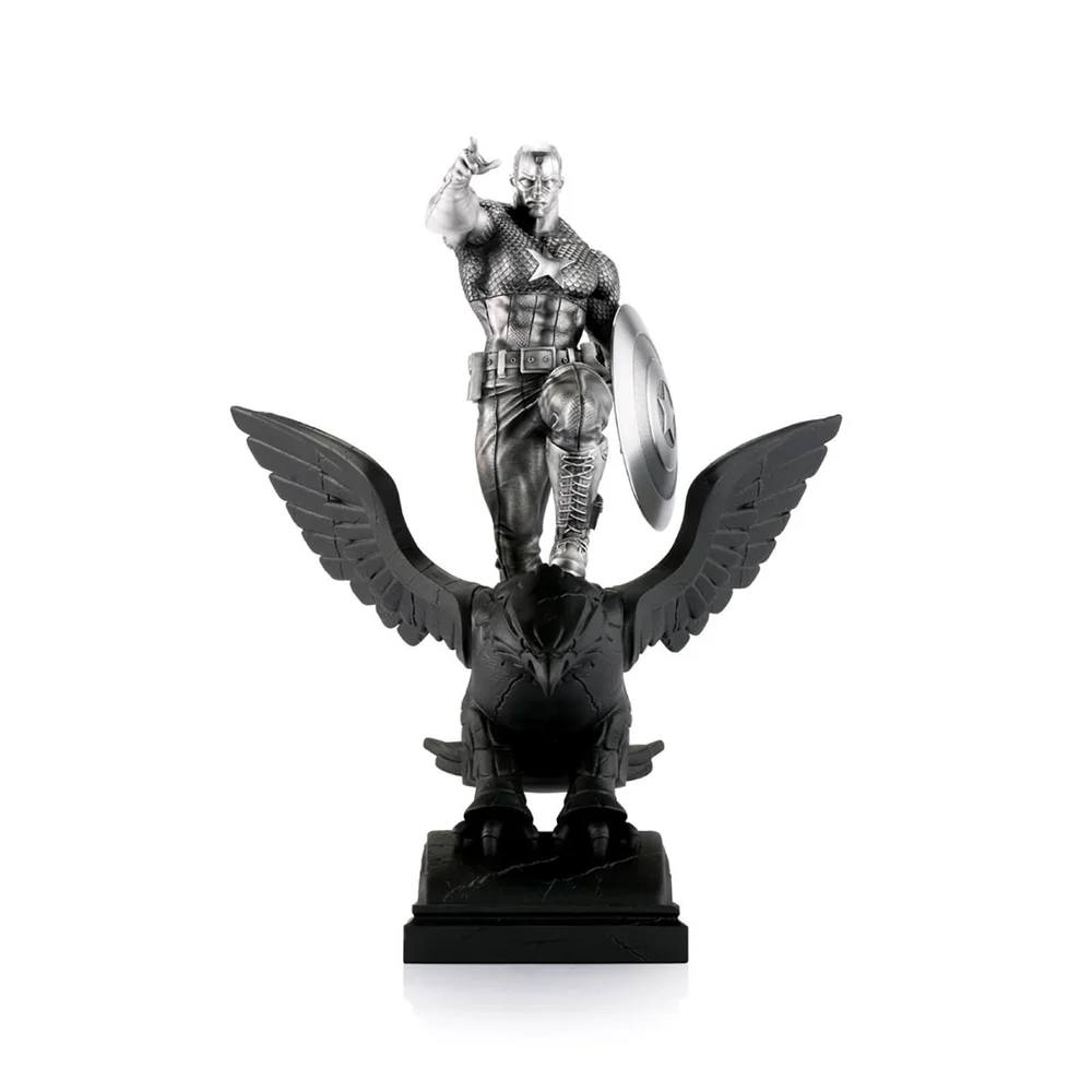 Royal Selangor Marvel Captain America Figurine en étain 31,5 cm Edition limitée Image 1