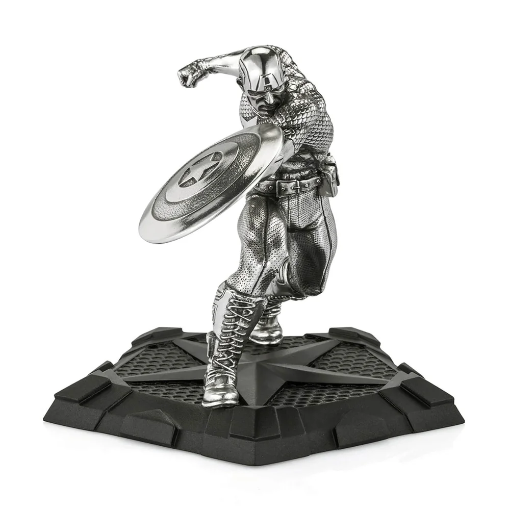 Royal Selangor Marvel Captain America First Avenger Figurine 11,5 cm Image 1