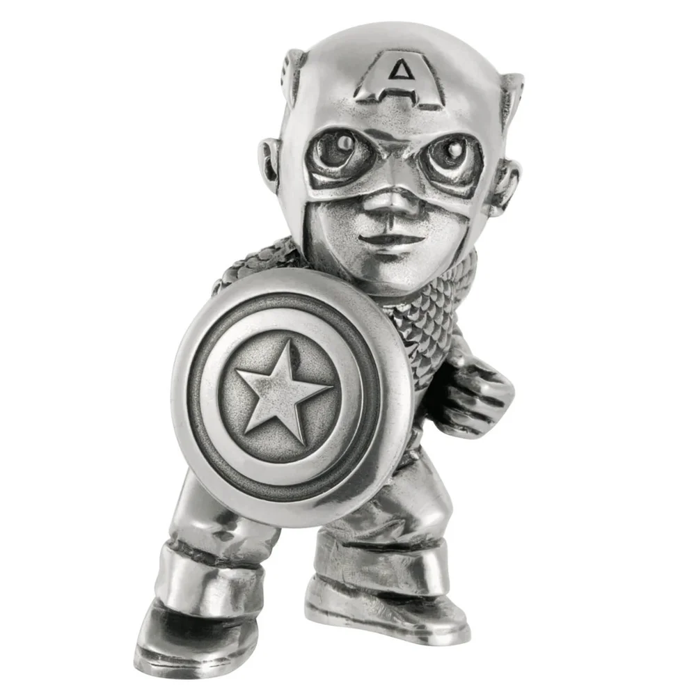 Royal Selangor Marvel Captain America Figurine miniature en étain 5 cm Image 1