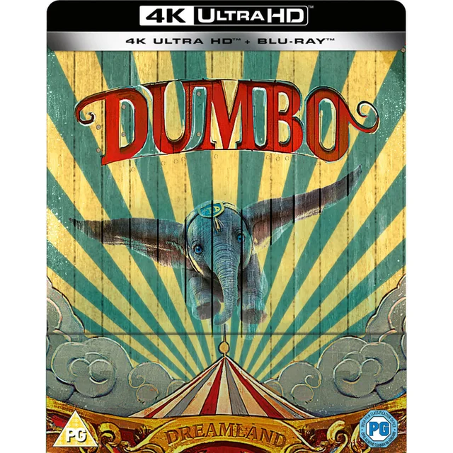 Dumbo 4K Ultra HD (Blu-Ray 2D inclus) - Coffret exclusif Zavvi en édition limitée