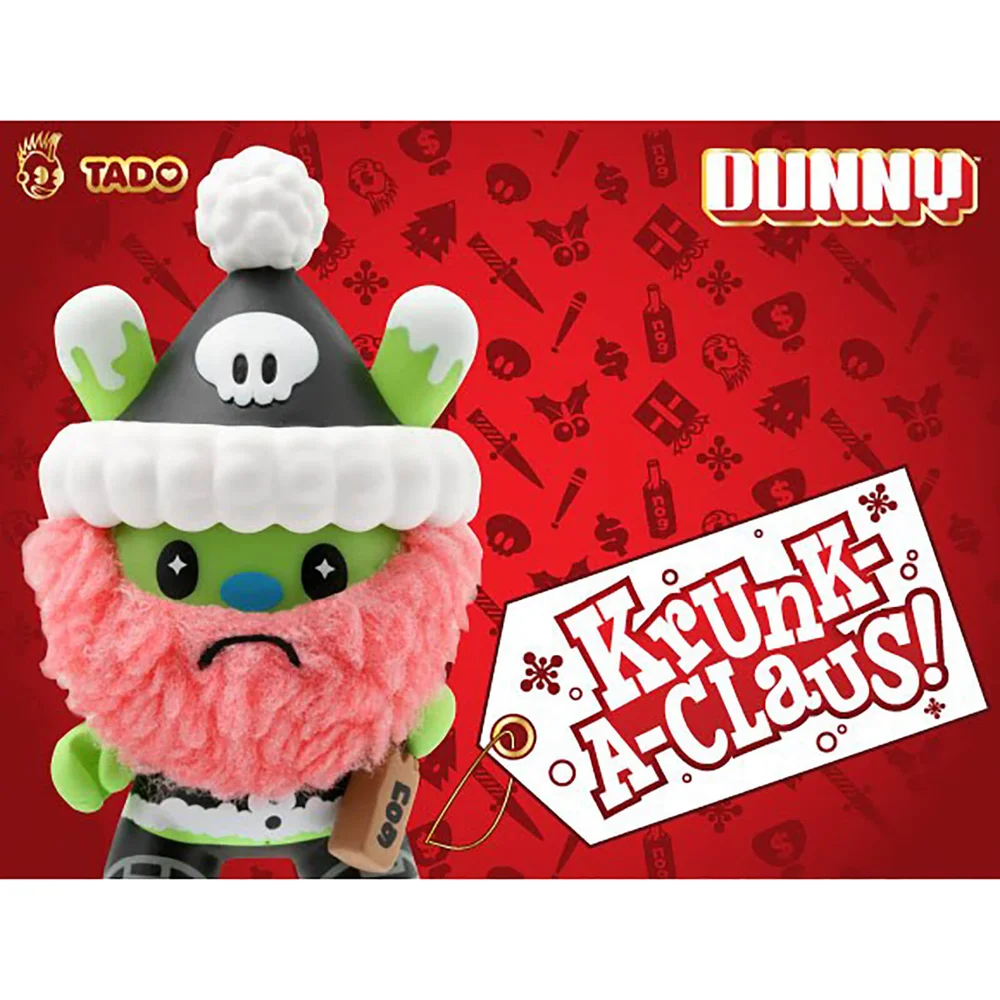 Kidrobot Krunk-a-Claus DUNNY Figurine en Vinyle 7,5 cm Image 1