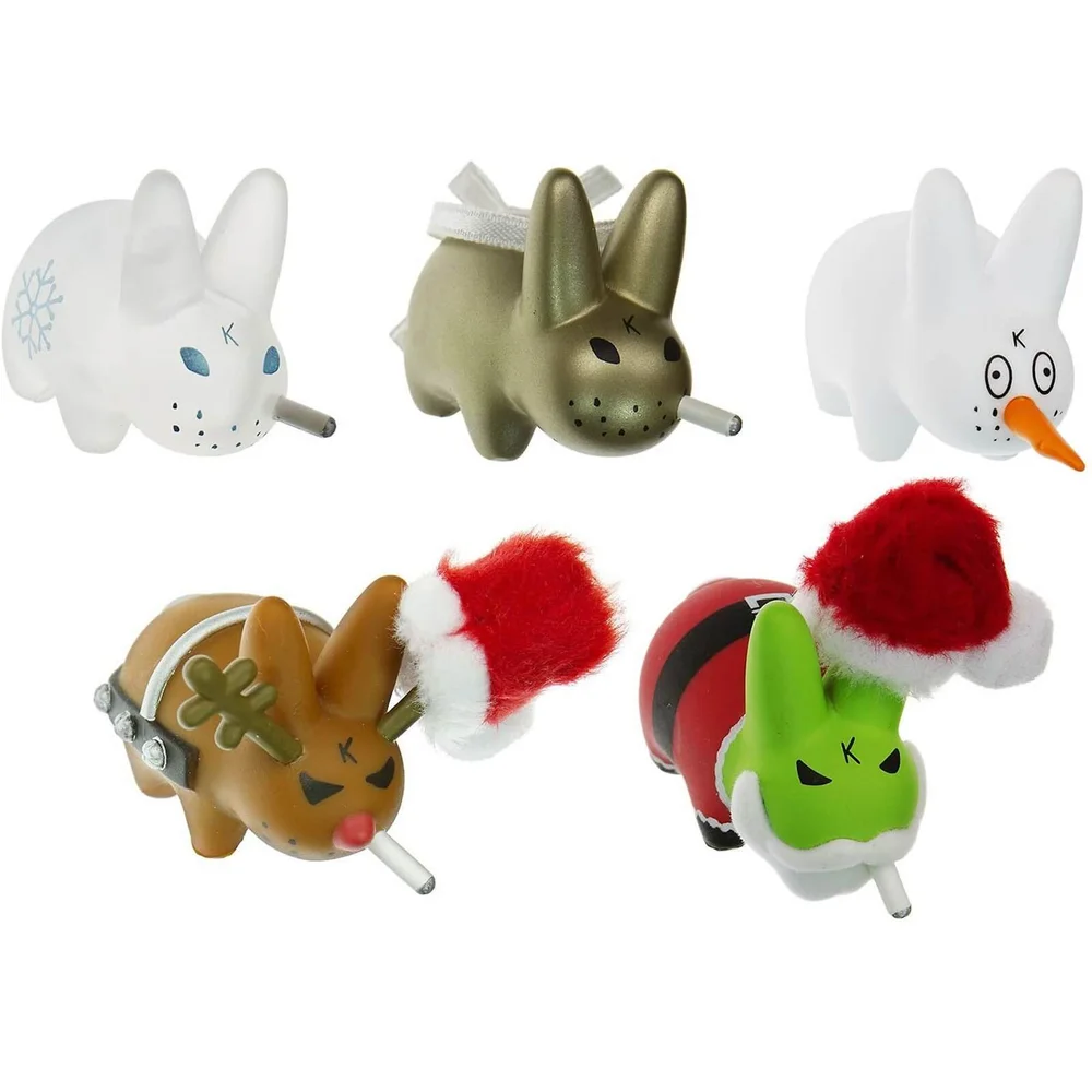 Kidrobot Xmas Wonderland Pack de 5 Mini Series 5 cm Figurine en vinyle Image 1