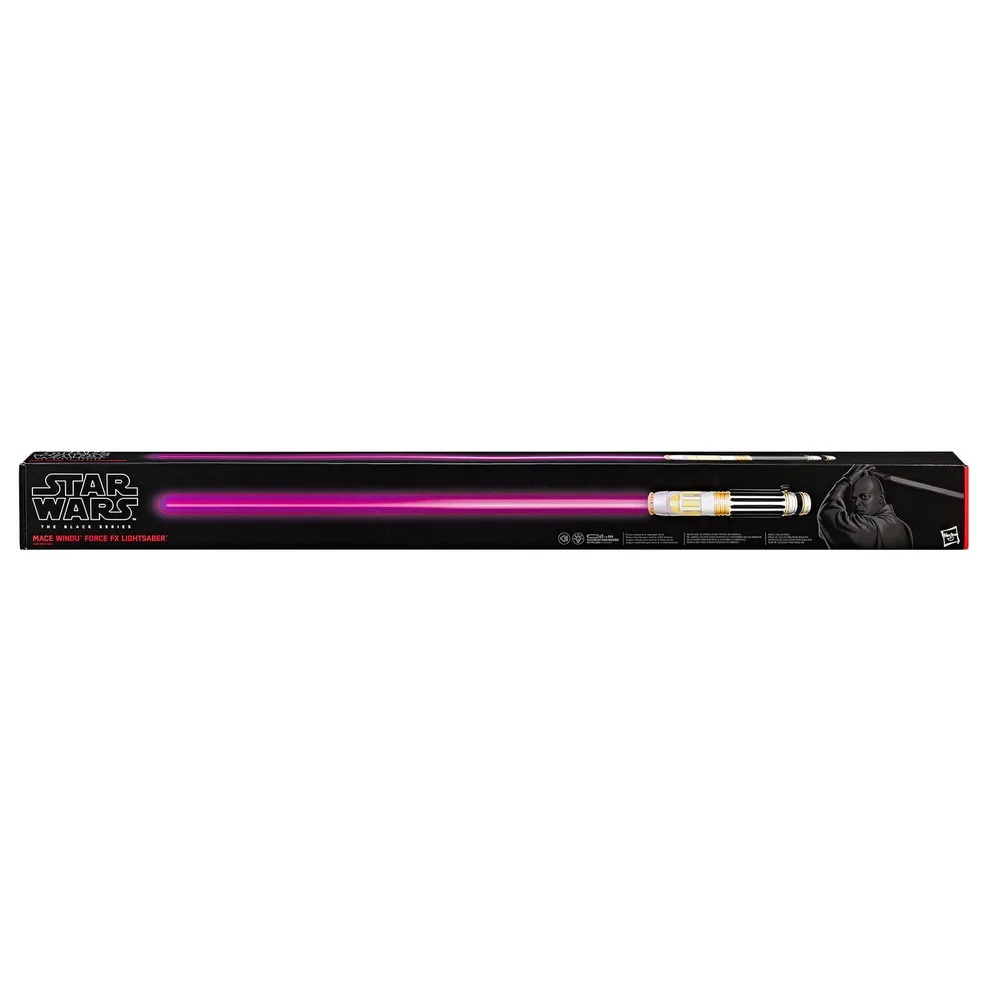 Hasbro Black Series Star Wars Episode 3 Mace Windu Force FX Replique Sabre laser 1:1 Image 1
