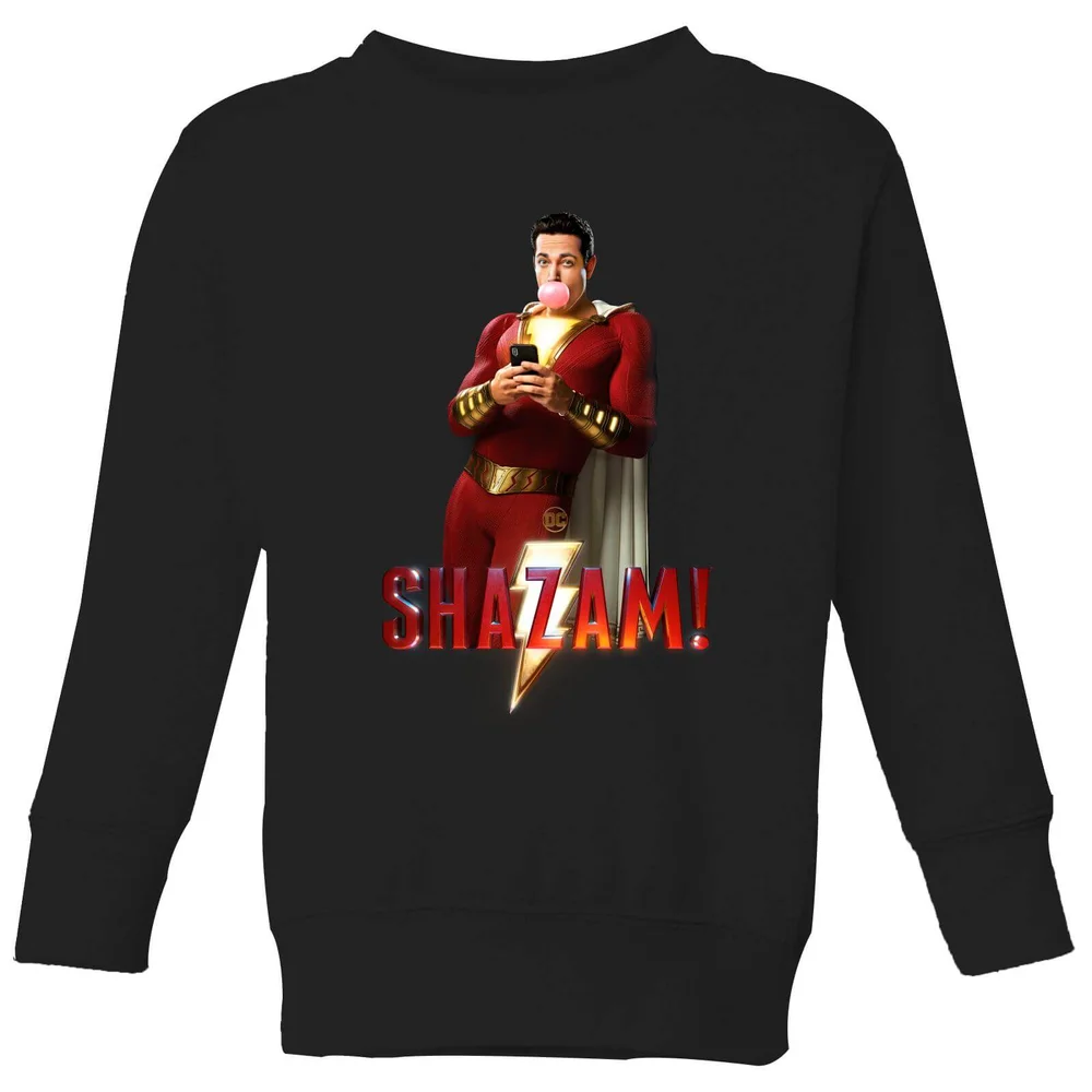 Shazam Bubble Gum Kids' Sweatshirt - Black - 3-4 ans Image 1