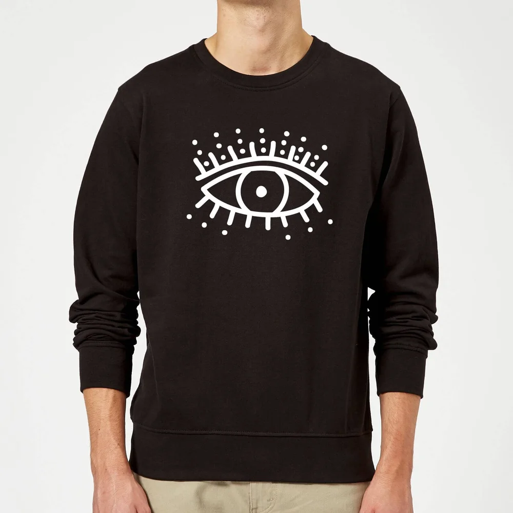 Eye Eye Sweatshirt - Black - S - Noir Image 1