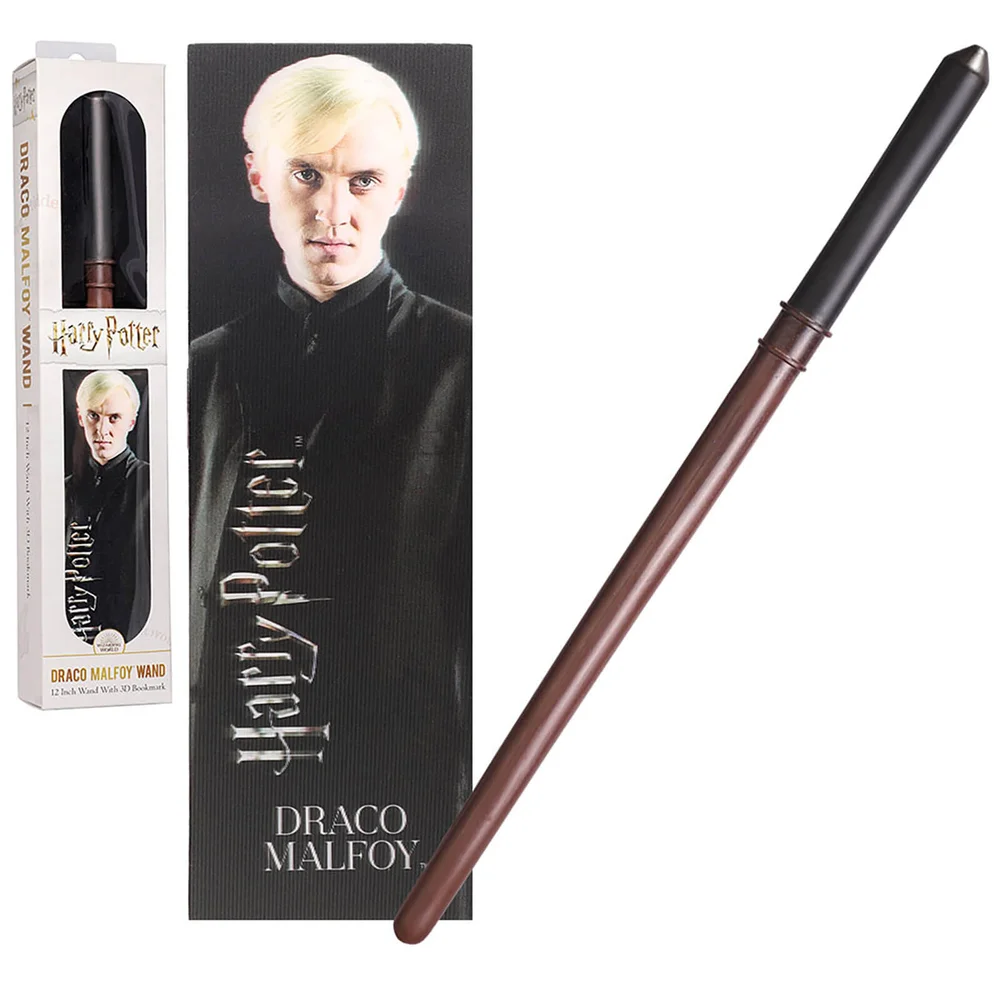 Draco Malfoy 30cm PVC Wand with Prismatic Bookmark Image 1