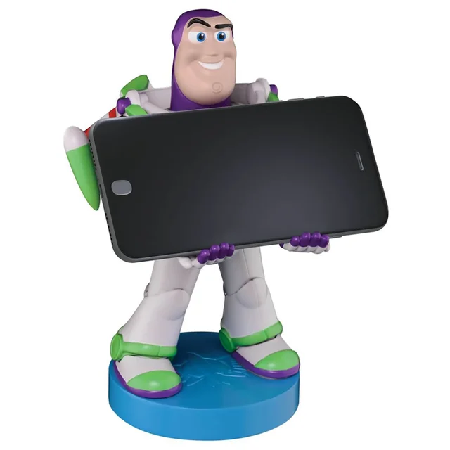Toy Story 4 - Buzz l'Éclair Cable Guy - Support à collectionner pour smartphone et manette 20,5 cm