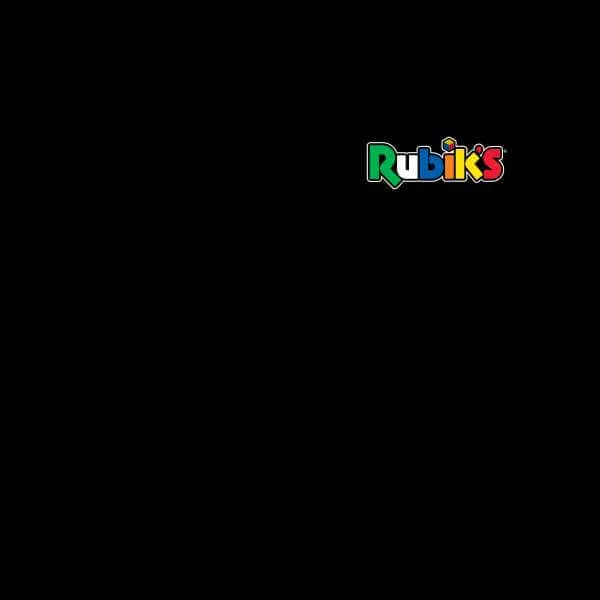 Rubik's Core Logo Pocket Men's T-Shirt - Black