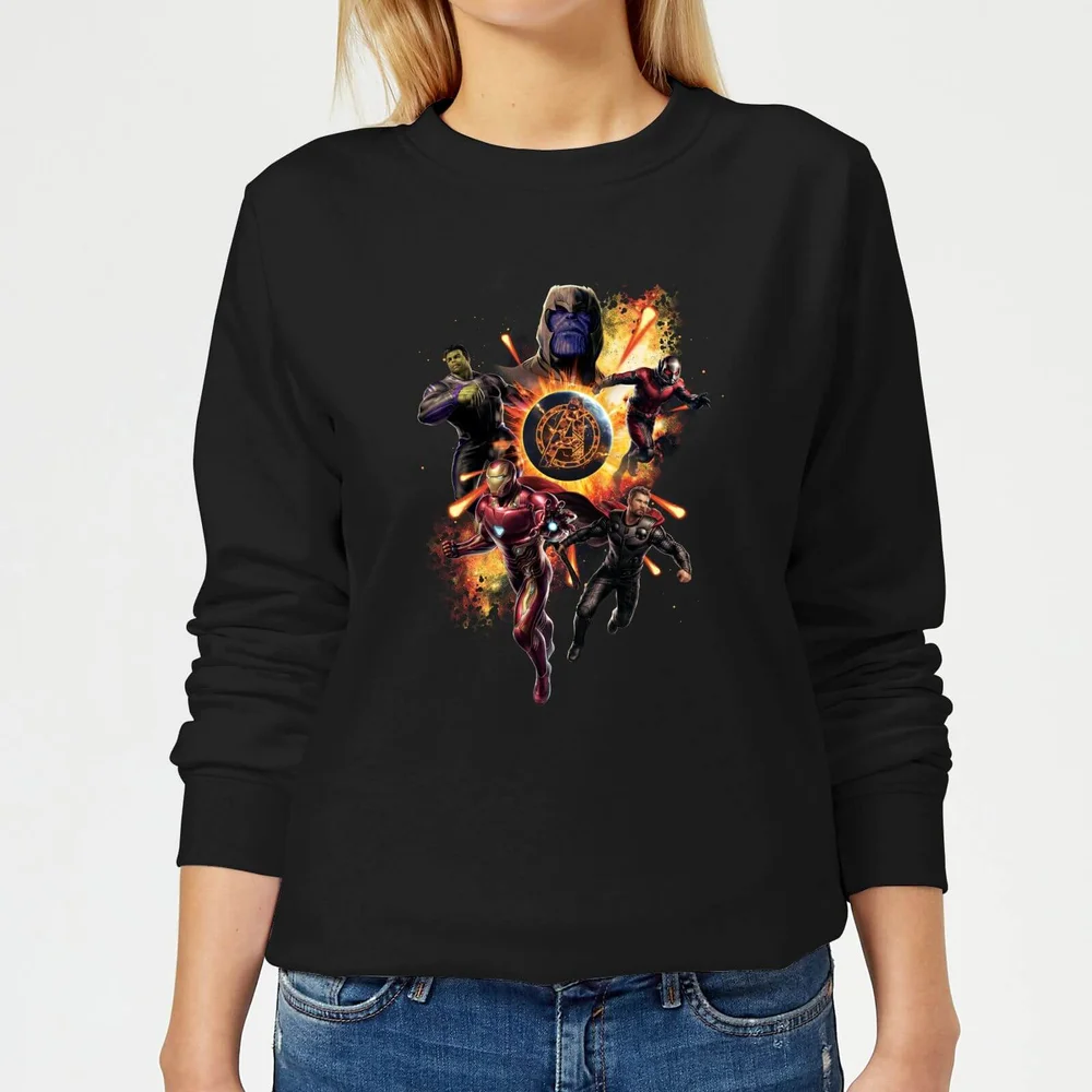 Sweat-shirt Avengers: Endgame Explosion Team - Femme - Noir - XS Image 1
