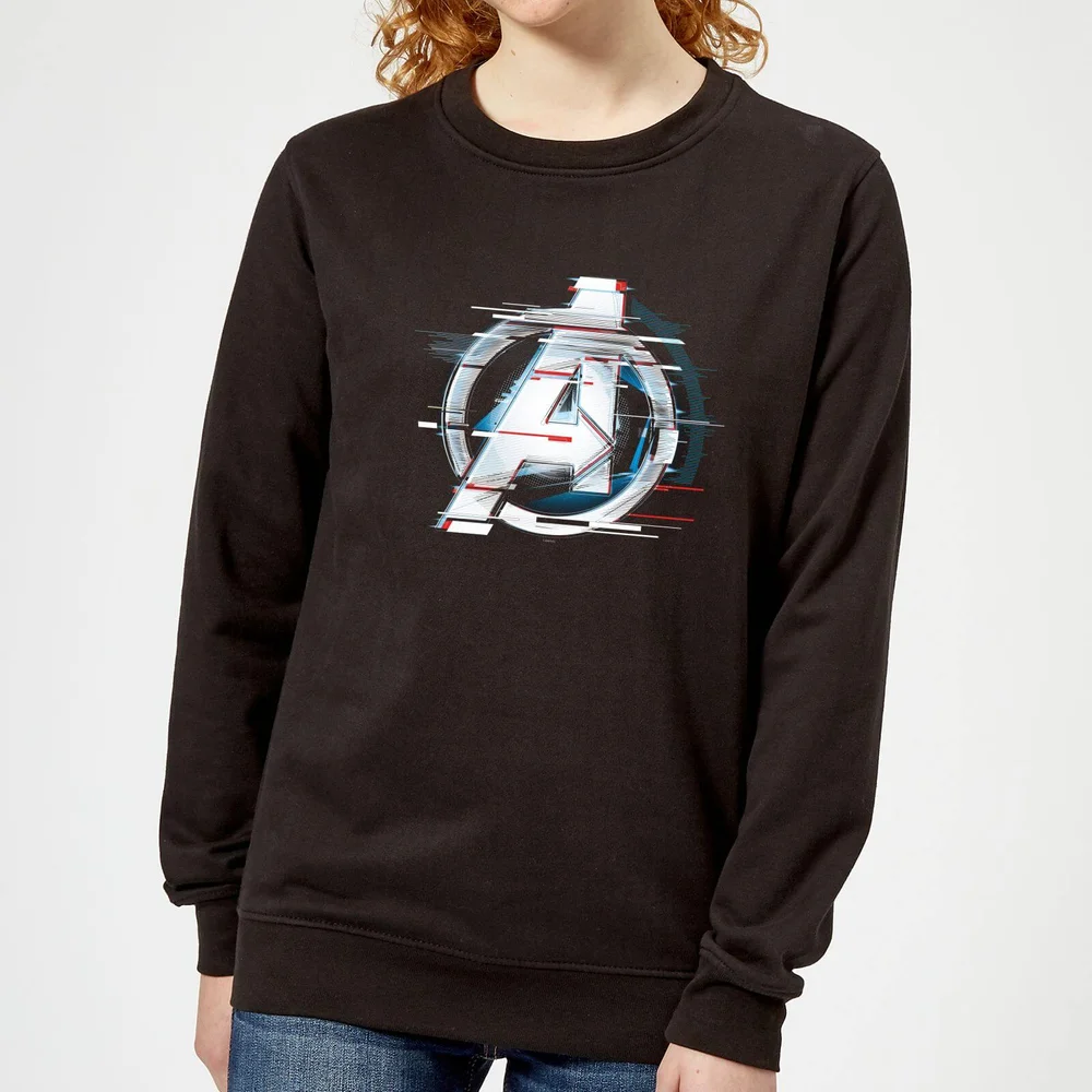 Sweat-shirt Avengers: Endgame Logo Blanc - Femme - Noir - XS Image 1