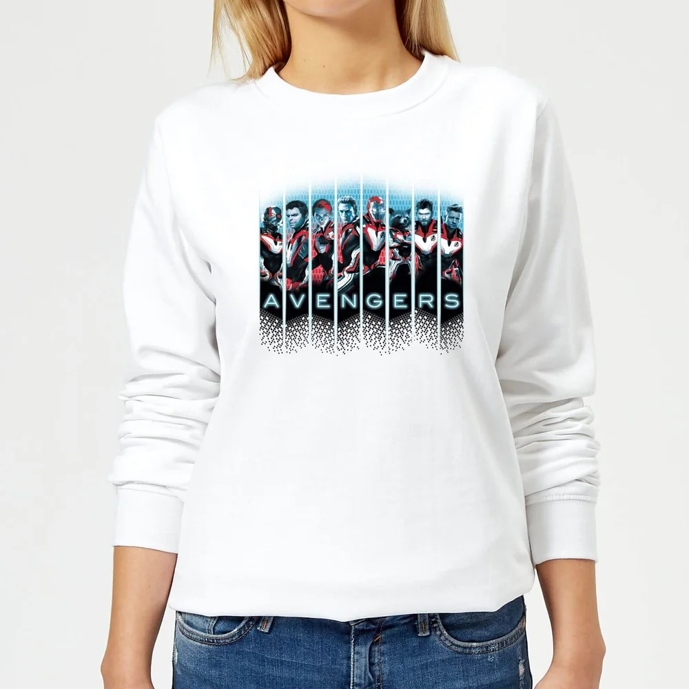 Sweat-shirt Avengers: Endgame Character Split - Femme - Blanc - XS Image 1