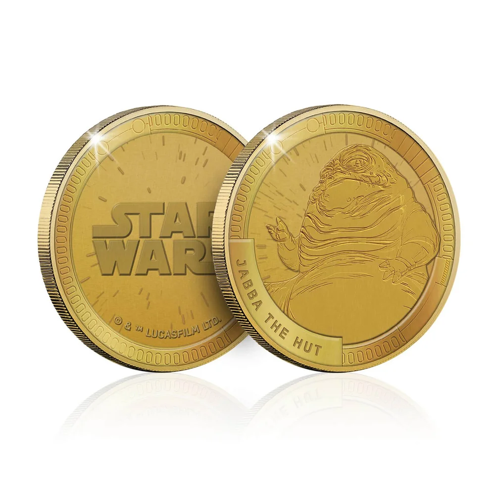 Pièce commémorative de collection Star Wars : Jabba le Hutt - Exclusivité Zavvi (Limité à 1000) Image 1