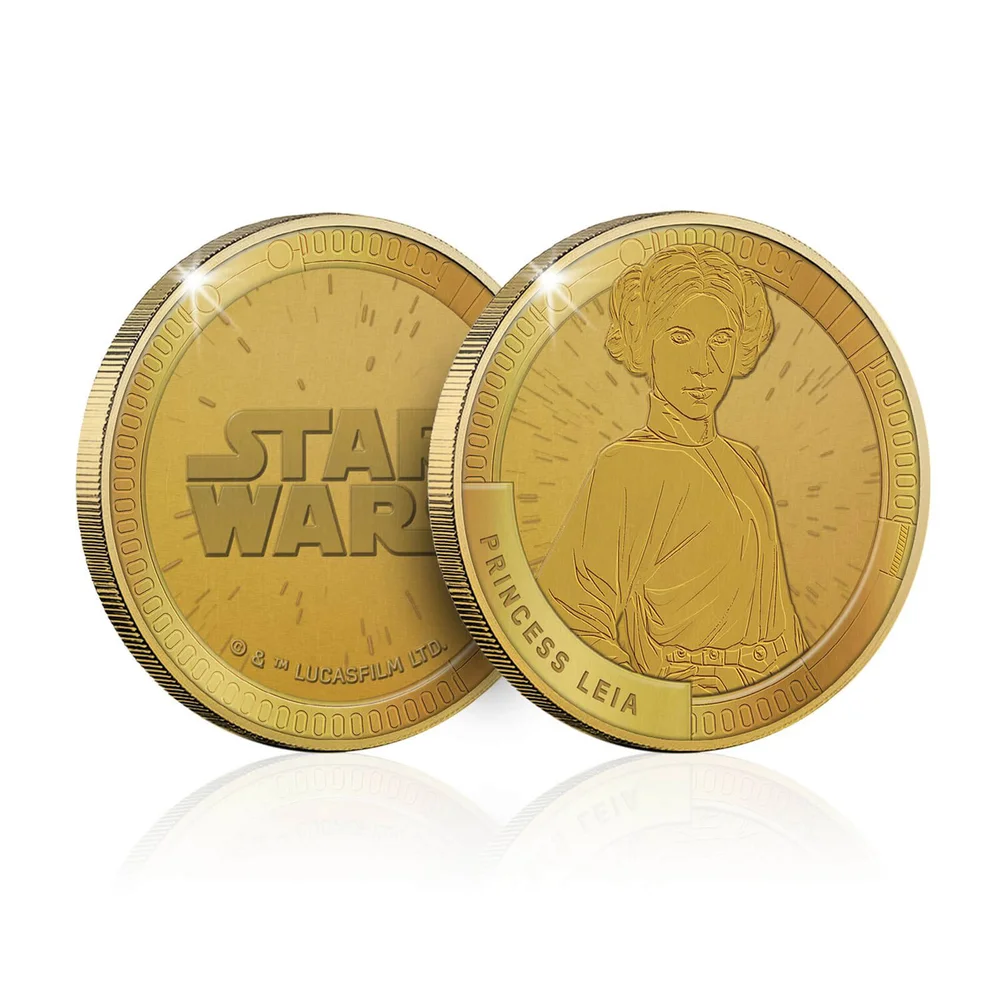 Pièce commémorative à collectionner Star Wars : Princesse Leia - Exclusivité Zavvi (Limité à 1000) Image 1