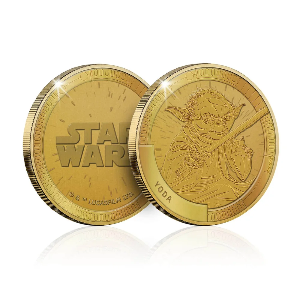 Pièce commémorative à collectionner Star Wars : Yoda - Exclusivité Zavvi (Limité à 1000) Image 1