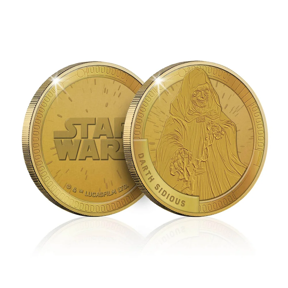 Pièce commémorative à collectionner Star Wars : Dark Sidious - Exclusivité Zavvi (Limité à 1000) Image 1