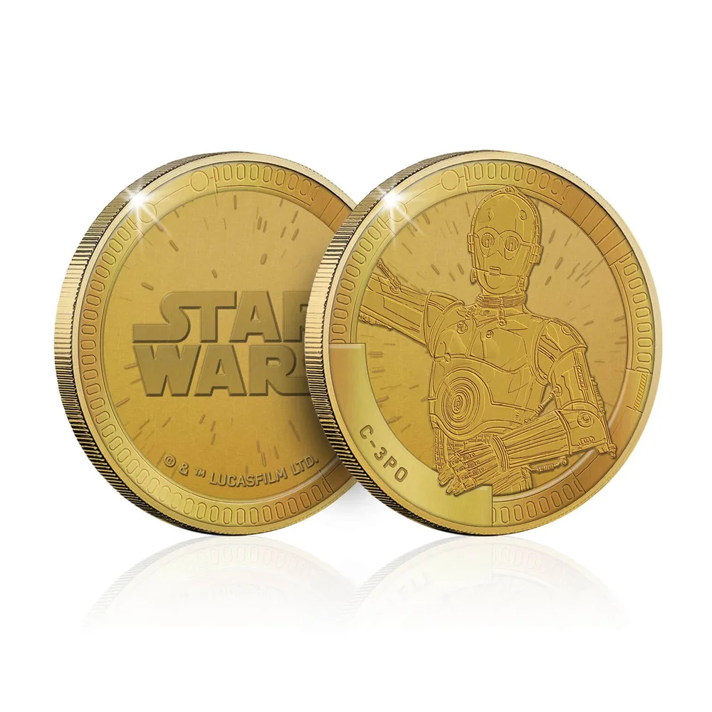 Pièce commémorative à collectionner Star Wars : C-3PO - Exclusivité Zavvi (Limité à 1000) Image 1