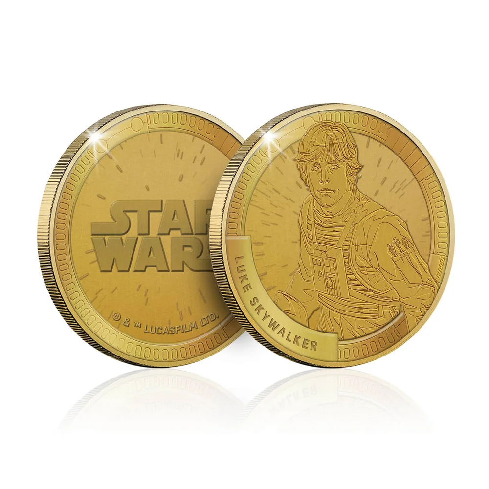 Pièce commémorative à collectionner Star Wars : Luke Skywalker - Exclusivité Zavvi (Limité à 1000) Image 1