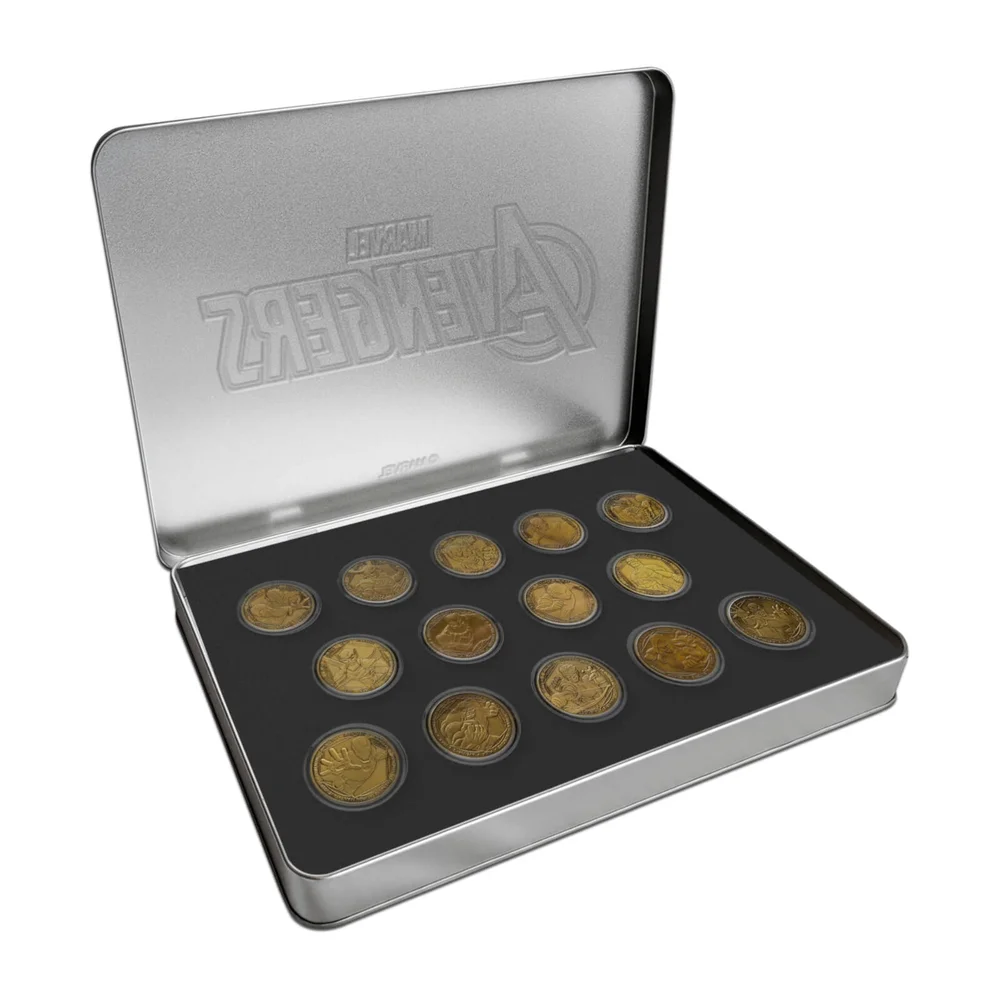 Coffret de collection de pièces commémoratives Marvel (lot de 14) - Exclusivité Zavvi (limité à 500 exemplaires) Image 1