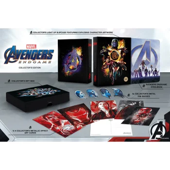 Avengers : Endgame 3D Coffret Edition Collector Exclusivité Zavvi (Blu-Ray 2D inclus)