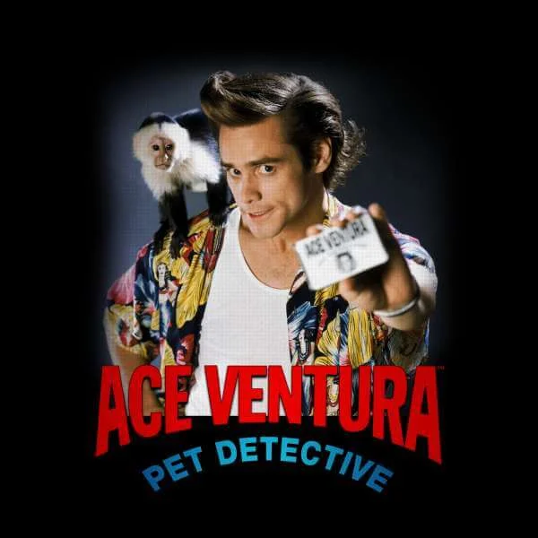 Ace Ventura I.D. Badge Men's T-Shirt - Black