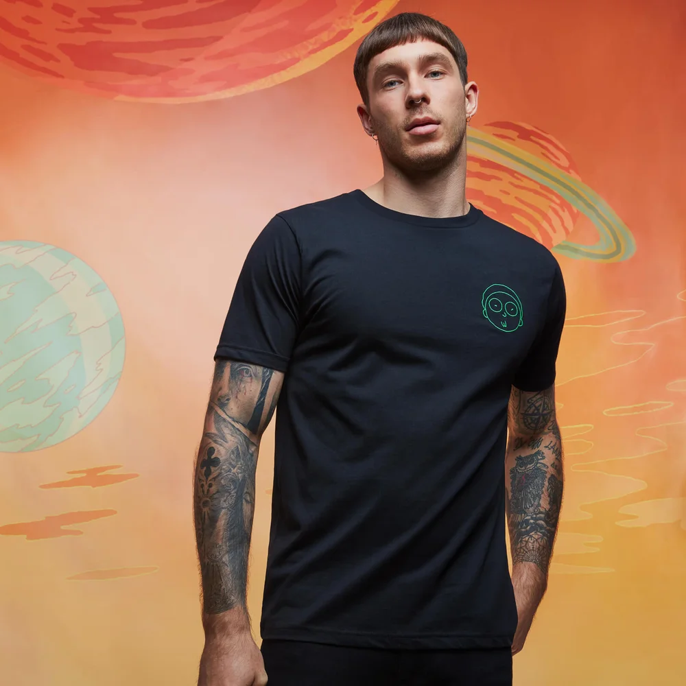 T-shirt - Rick and Morty Embroidered Morty - Noir - S Image 1