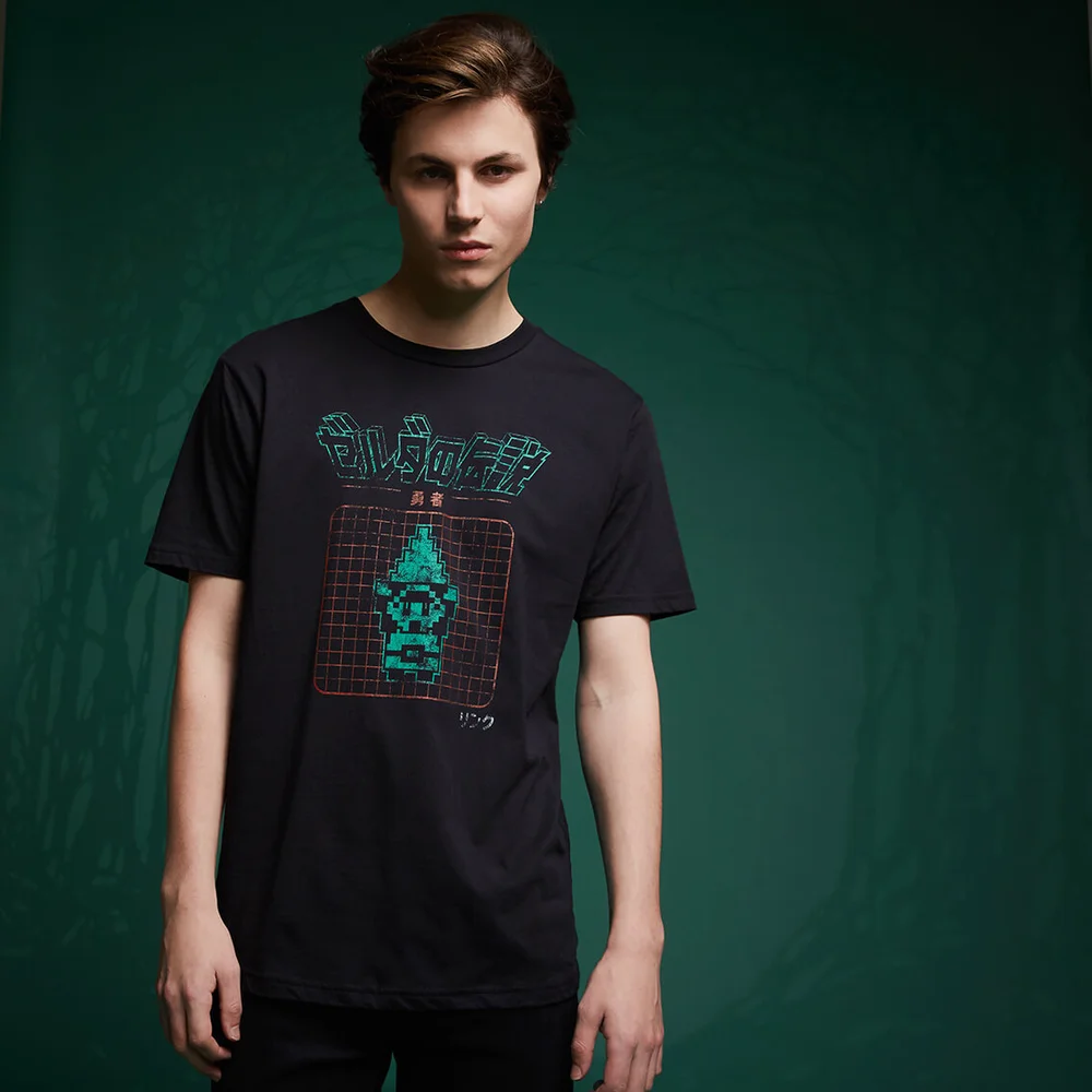T-Shirt Legend Of Zelda Retro Arcade Hero - Noir - 3XL Image 1