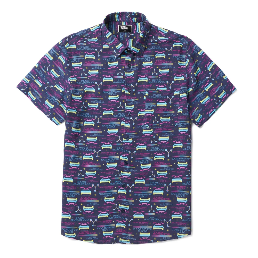 Chemise Retour Vers Le Futur DeLorean Zavvi Exclusive - S Image 1