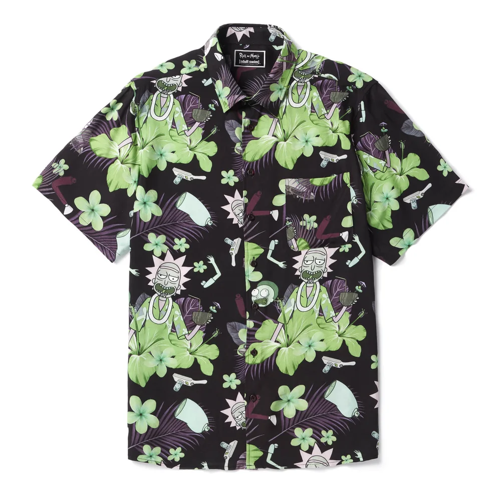 Chemise Rick & Morty Style Floral Zavvi Exclusive - S Image 1