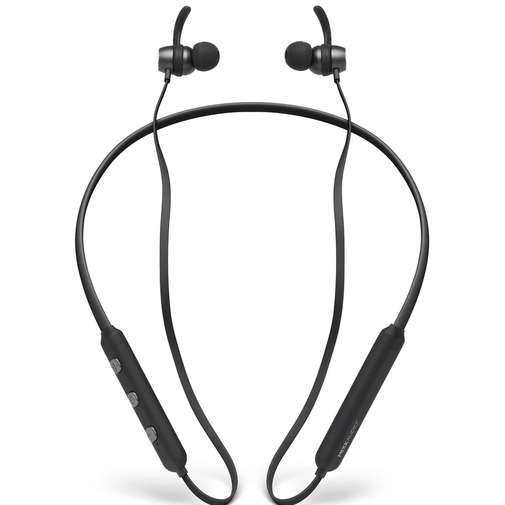 Mixx UltraFit Wireless Neckband Headphones - Midnight Black Image 1